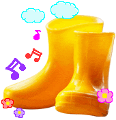 cat in rainboots